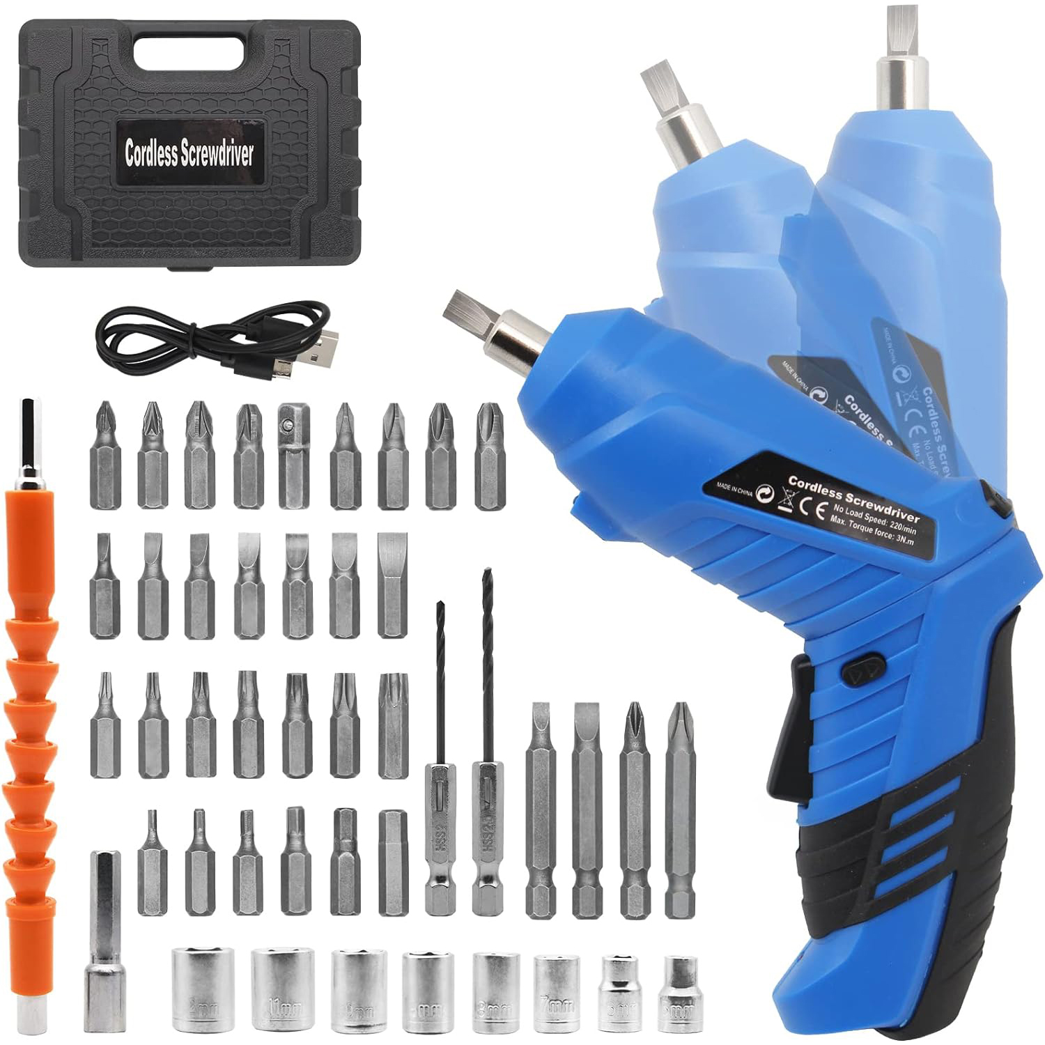 MQ 3.6V Cordless Electric Power Screwdriver, 220 RPM